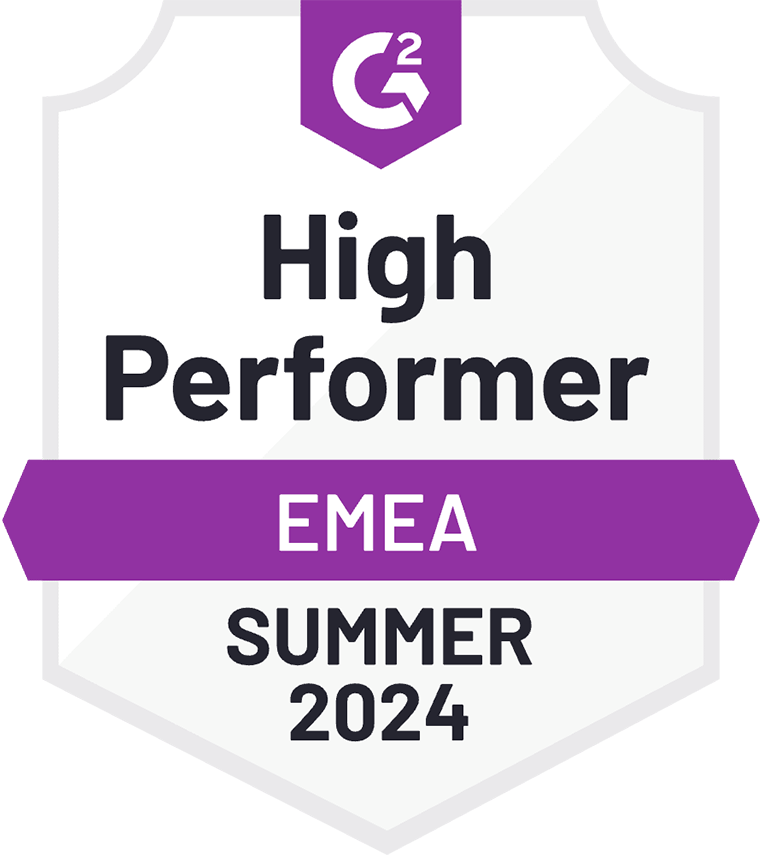 High Performer EMEA Summer 2024 Award