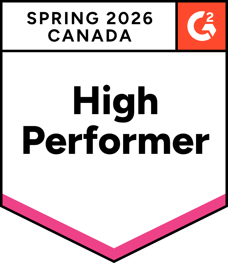 G2 High Performer, Canada, Spring 2026
